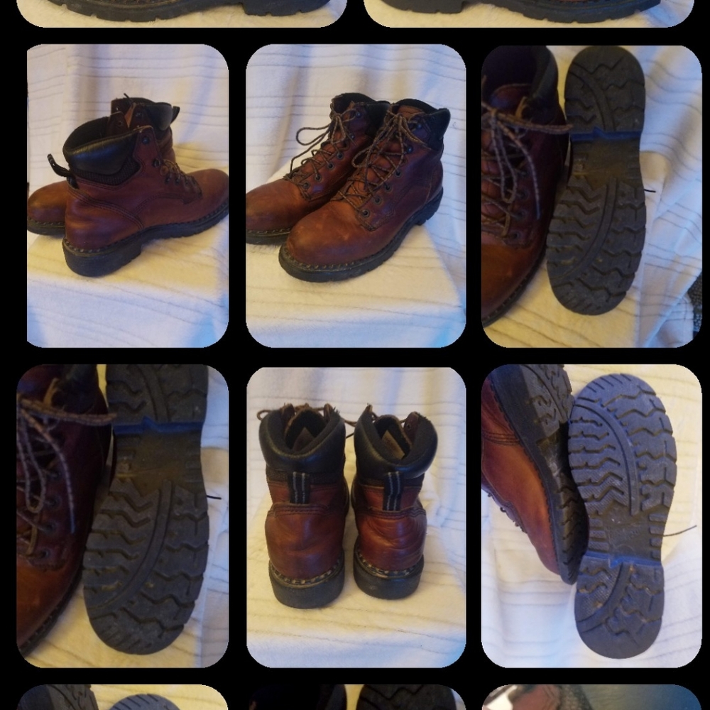 Red Wing, Ladies Size 8 Steel Toe Boots